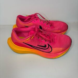 Nike Women's Vibrant Pink and Yellow Athletic Shoes size 9.5